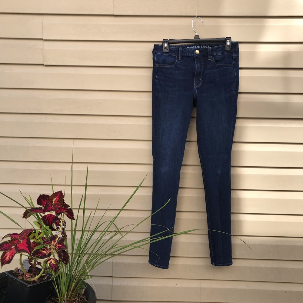 High rise American Eagle extra long Jeggings